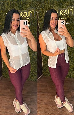 Colete Tule Branco- P/M/G