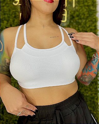 Top Kendy Branco - Tamanho único