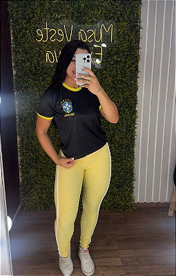 Camiseta Brasil /Preta - P
