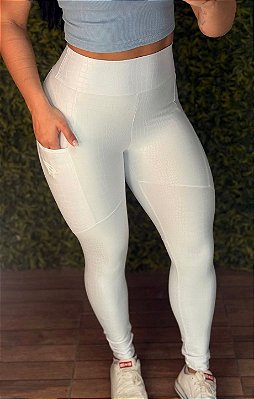 Legging Tradicional Branca Premium Mormai - M/G