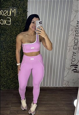 Legging Tradicional Viva Fit Rosa - P/M/G