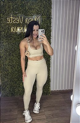 Legging Tradicional Living Nude - Tamanho único 38 a 42