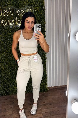Conjunto Tradicional Jhoger Creme - Tamanho único 38 a 42