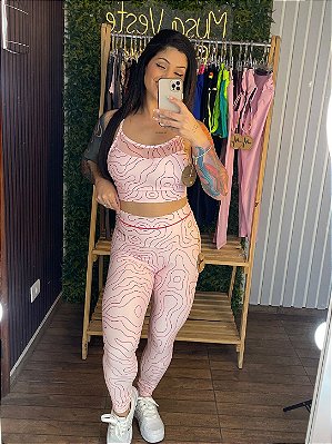 Conjunto Fitness Chade Empina Marangoni Veste 38 ao 42