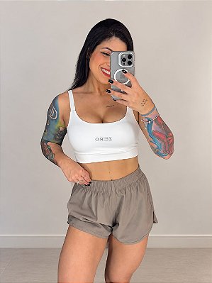 Conjunto Shorts Duplo Nude Zero - M