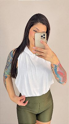 Colete Dryfit com Capuz - Tamanho Único