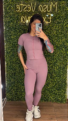 Conjunto Fitness Zero Urban Rosé