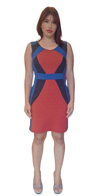 VESTIDO CURTO MIDI CANELADO MEL