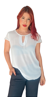 BLUSA LISA TRANÇADA