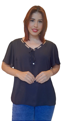 BLUSA FEMININA MANGA FLARE