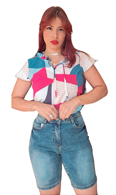 BLUSA FEMININA COLORIDA