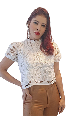 BLUSA CROPPED RENDA