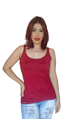 BLUSA REGATA  MALHA SUEDE