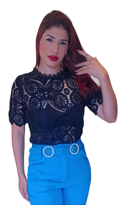 BLUSA RENDA 3 MARIAS