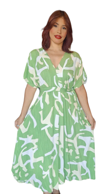 VESTIDO LONGO COLORIDO MG FLARE