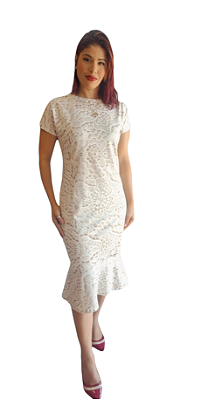 VESTIDO LONGO TUBINHO MIDI JULIANA