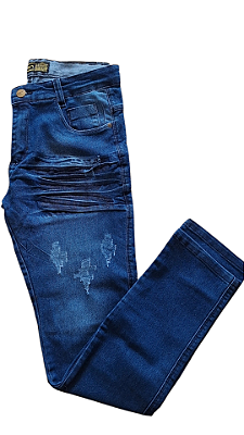 CALÇA  JEANS AUTHENTIC DENIM DESTROYED CORIN
