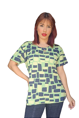 BLUSA PLUS SIZE PANTANAL