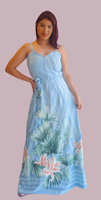 VESTIDO LONGO ESTAMPADO MALVE