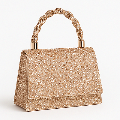 BOLSA  PEDRAS ROSÉ