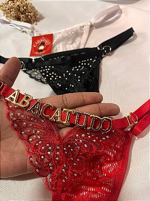 Calcinha Personalizada Borboleta