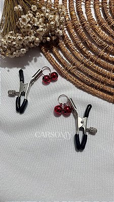 Prendedor de Mamilo vermelho