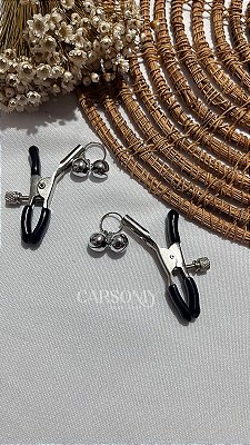 Prendedor de Mamilo Prata