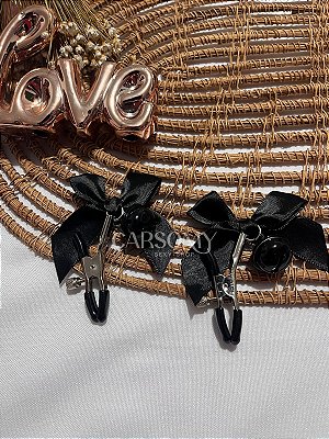 Grampos de Mamilo Preto