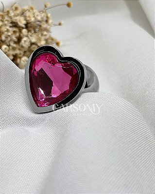 Plug Coração Rosa