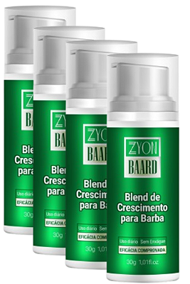 BLEND PARA CRESCIMENTO DE BARBA KIT 4 MESES
