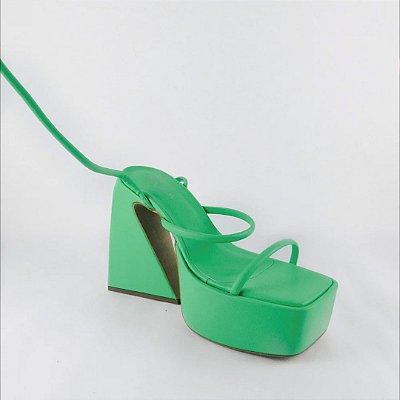 Sandália Feminina Plataforma Chroma Key