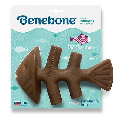 Mordedor de Nylon Benebone Fishbone - Medium