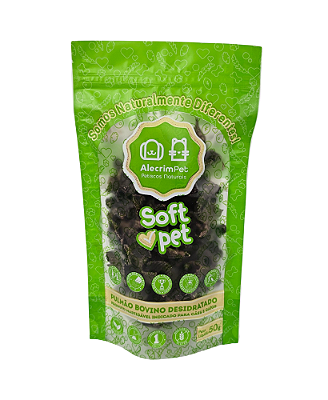 Petisco Natural Pulmao Bovino (soft pet) - AlecrimPet