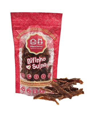 Bifinho Suíno (Filé Mignon Suíno Desidratado) - Alecrim Pet