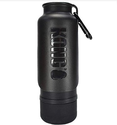 GARRAFA ÁGUA AÇO INOXIDAVEL  KONG INSULATED PRETA