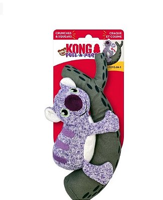 KONG Pull-A-Partz Pals Koala – Brinquedo Interativo 2 em 1 para Cães com Apito