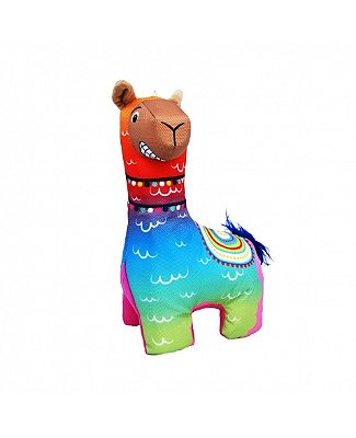 KONG Ballistic Vibez Llamas Md/Lg – Pelúcia Reforçada Interativa para Cães