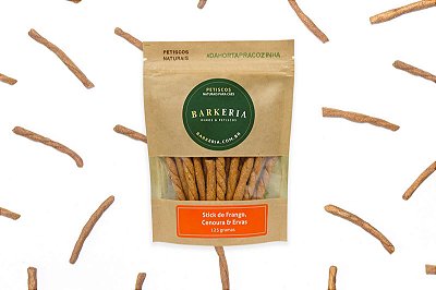 Stick de Frango, Cenoura & Ervas 125g - Barkeria