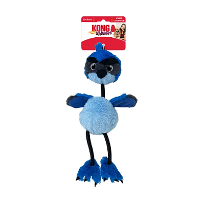 KONG Shakers Wingz – Pelúcia Interativa com Corda e Apito para Cães