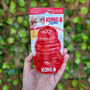 Tapete de Lamber com Ventosa Kong Licks Tamanhos