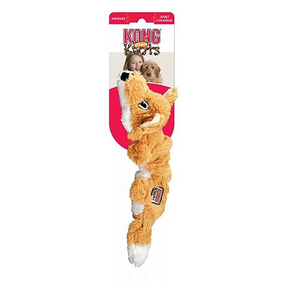Pelucia Interativa Kong com corda scrunch Knots