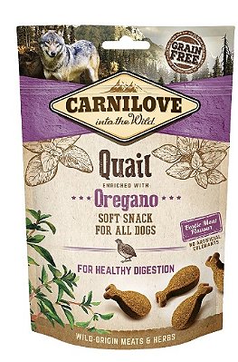 Snack Funcional Macio - Codorna e Orégano 200g - Carnilove