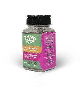 Tempero Saborizante Natural Avestruz e spray de Neem - Luv