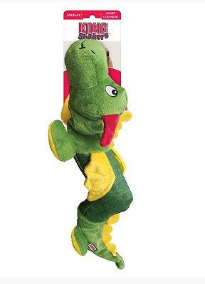 KONG Shaker Dragon (Dragão) – Pelúcia Interativa com Apitos e Chocalho para Cães