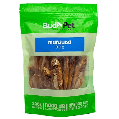 Petisco Manjubinha 80g - Budo Pet