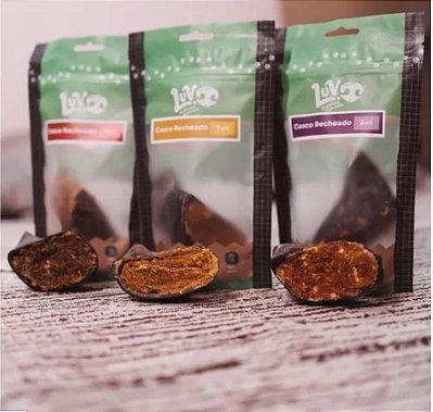 Casco Bovino Recheado 100% natural LUV sabores