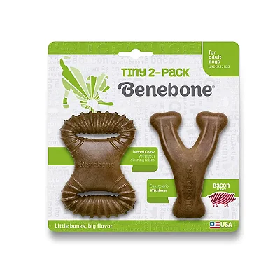 Mordedor de Nylon Tiny PP Bacon para cães