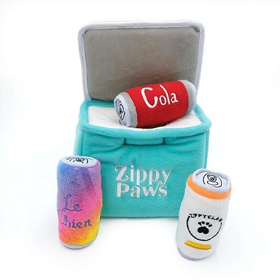 Brinquedo Pelucia Interativo - Zippy Burrow - Coller de Bebida - Zippy Paws