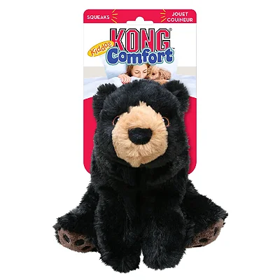 KONG Comfort Kiddos Bear (Urso) Lg – Pelúcia Aconchegante com Apito Removível