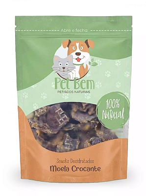Moela Crocante (Moela de frango desidratada) - Pet Bem